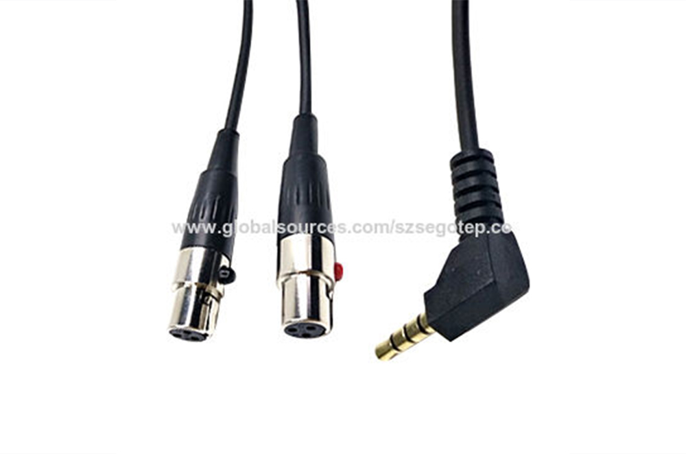 Female-Female Gender Right Angle 3 Pin XLR Connector Male Plug Microphone 90 Degree Cable Jack